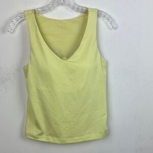 Athleta Light Yellow Tank Top